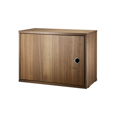 Cabinet with swing door - W58 x D30 x H42, Walnut - image 3