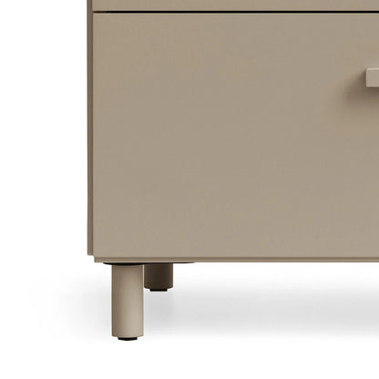 Relief Chest of drawers, low Beige