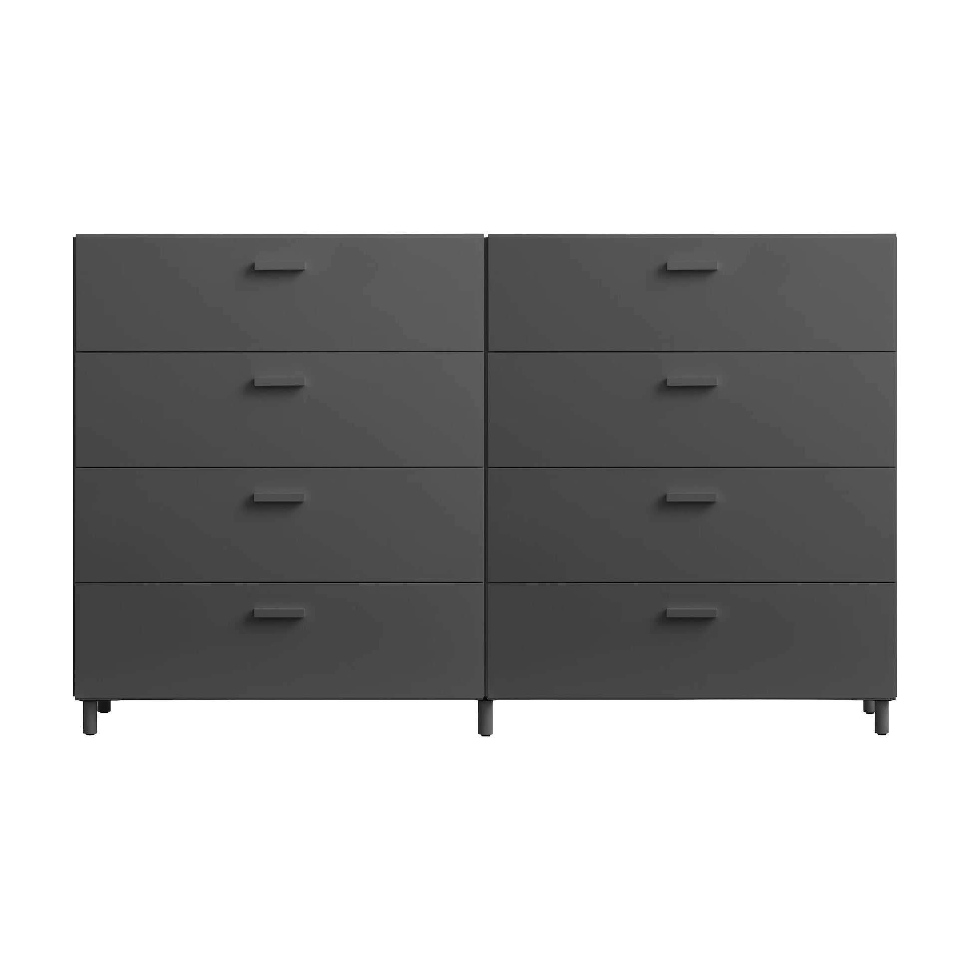 Two wide Relief drawers with legs Grey - image 6