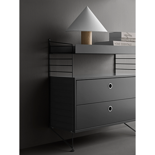 Chest of drawers - W58 x D30 x H42, Dark grey - image 2