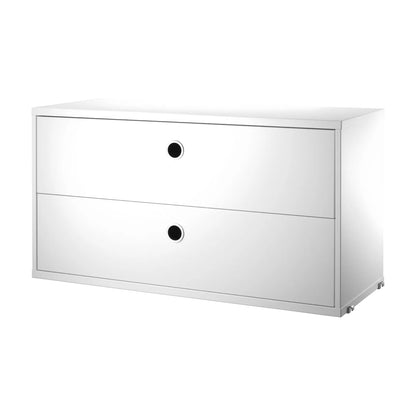 Chest of drawers - W78 x D30 x H42, White - image 4