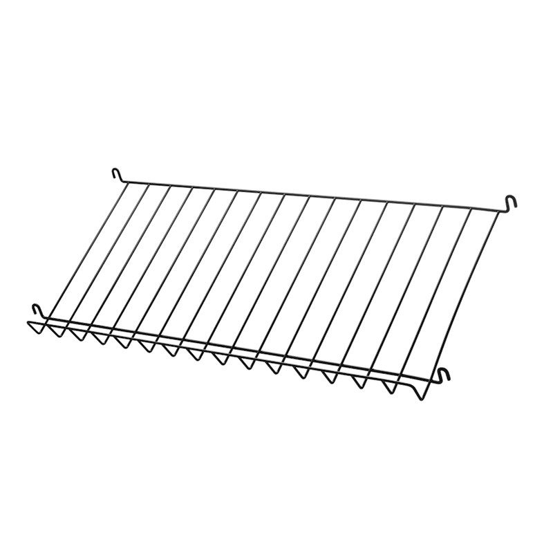Magazine shelf metal - W78 x D30 x H15, Black