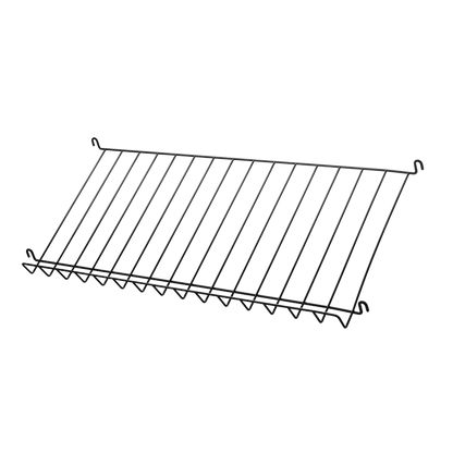 Magazine shelf metal - W78 x D30 x H15, Black
