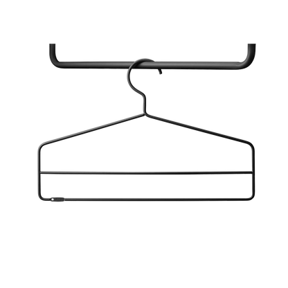 Coat-hanger - W41 x H26, Black, 4-pack