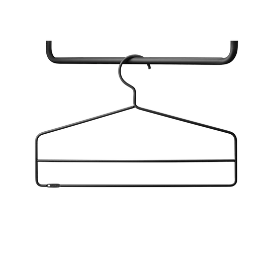 Coat-hanger - W41 x H26, Black, 4-pack