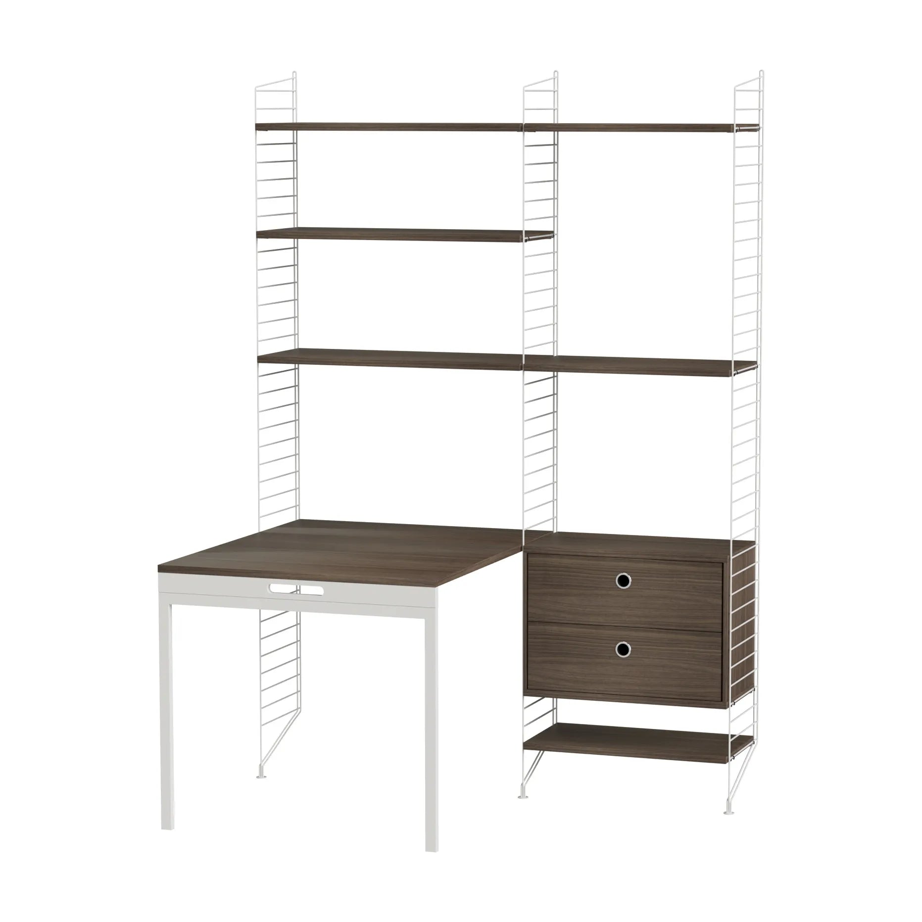Workspace E White/Walnut - image 4