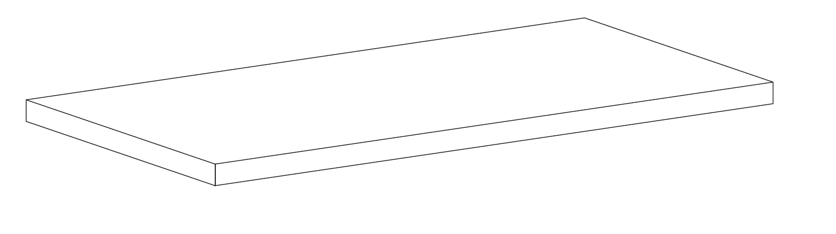 Top for chest with drawer - W58 x D30, White - image 2