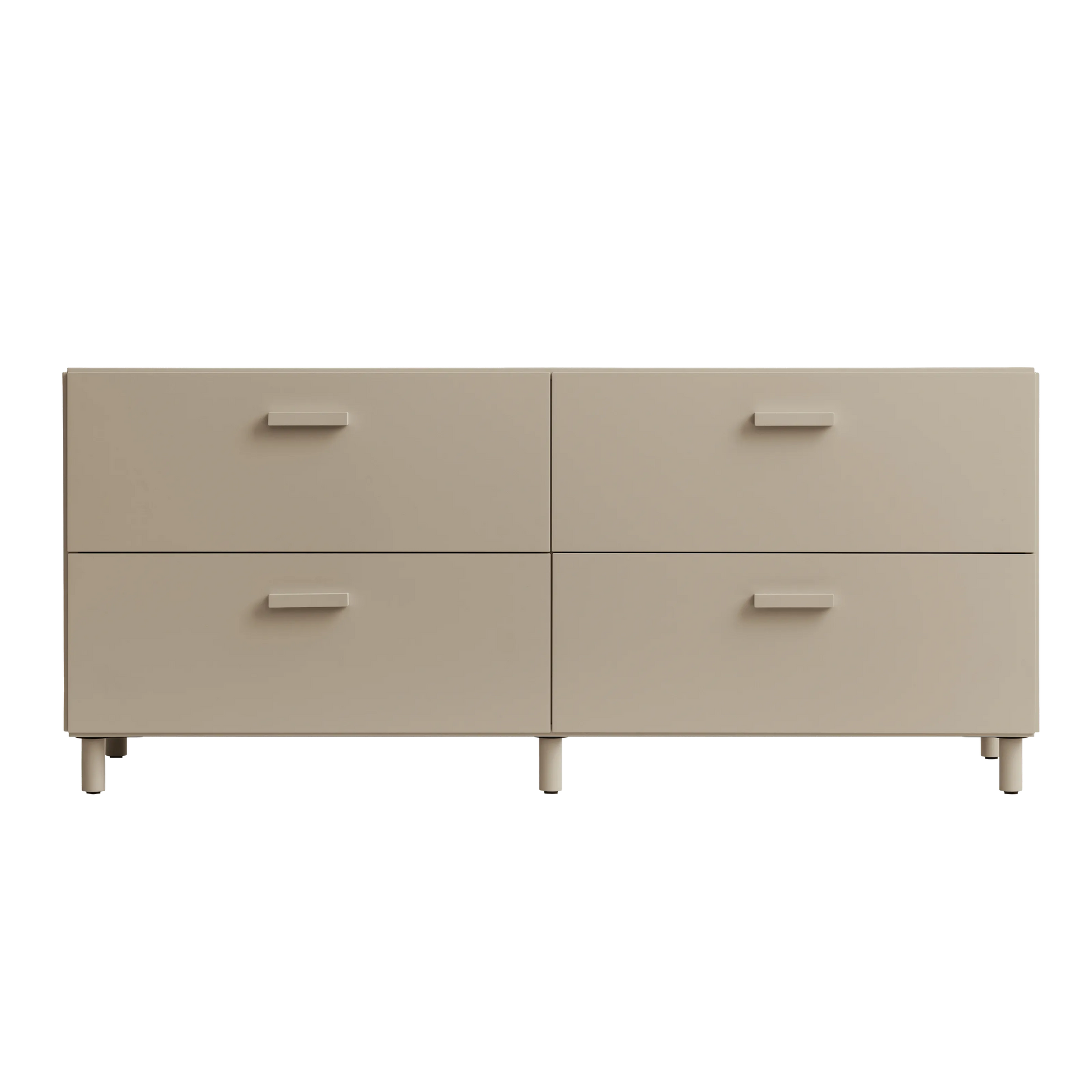 Relief Chest of drawers, low Beige - image 5