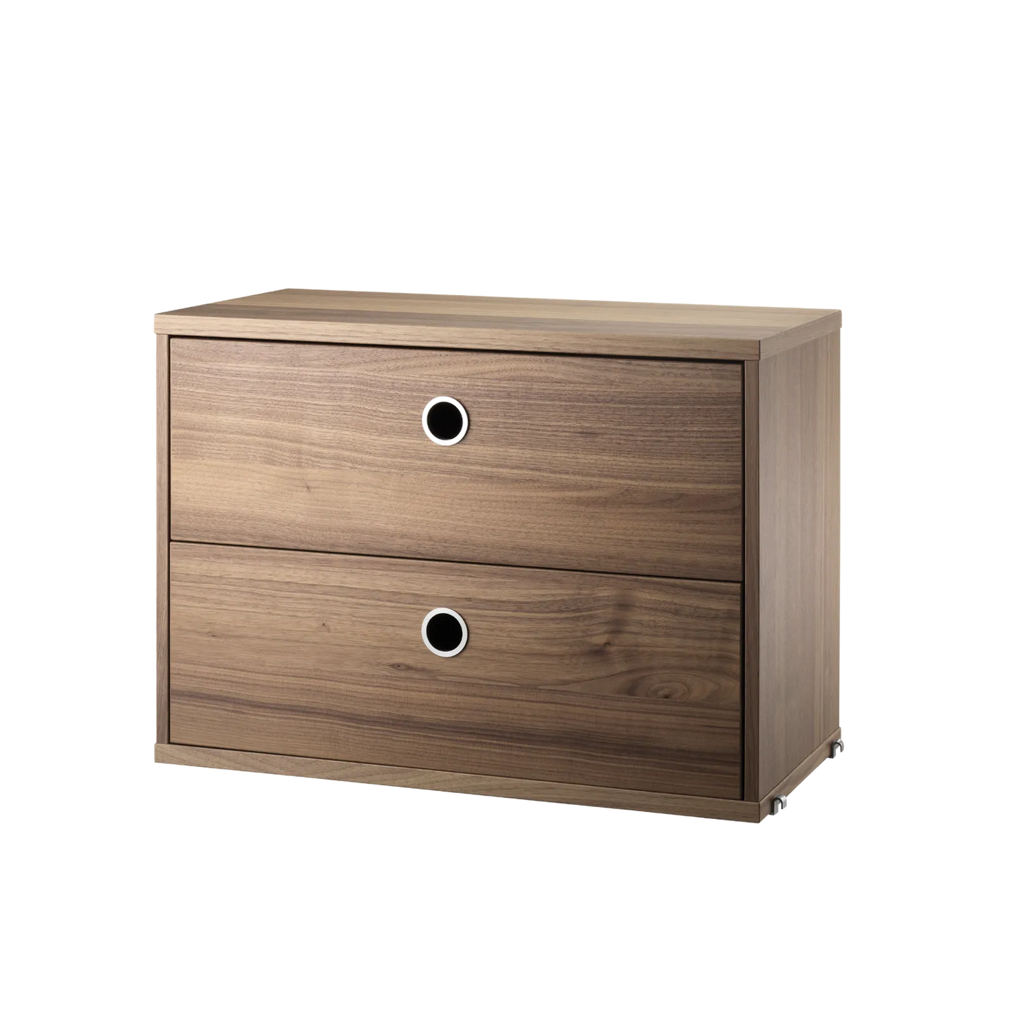 Chest of drawers - W58 x D30 x H42, Walnut - image 3