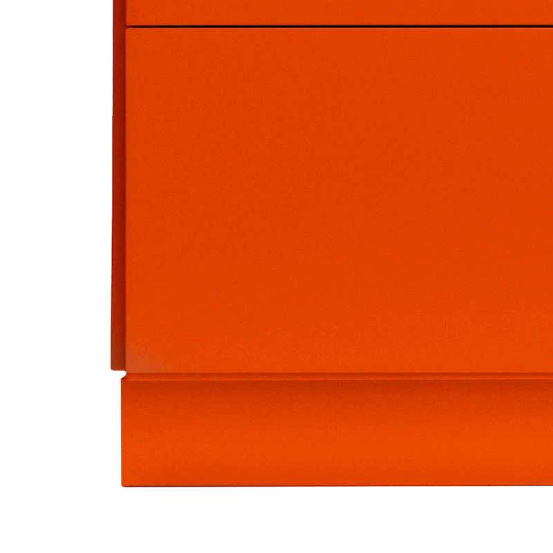 Relief Plinth, Wide - Wide, W82 x H6,8, Orange