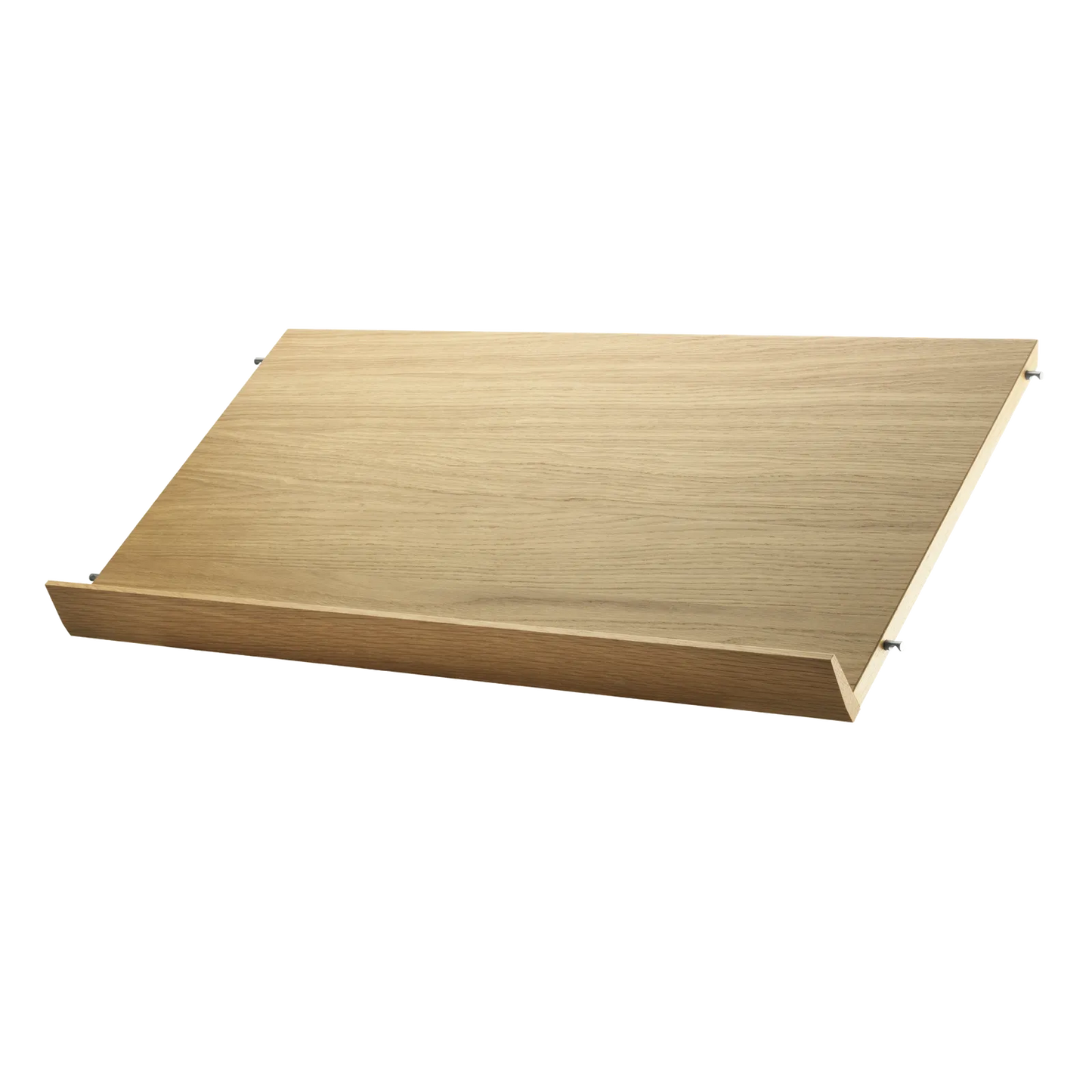 Magazine shelf solid - W78 x D30 x H15, Oak - image 3