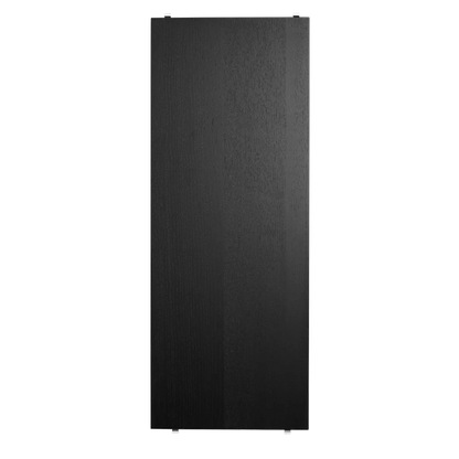 Shelf - W78 x D30, Black stained ash, 3-pack