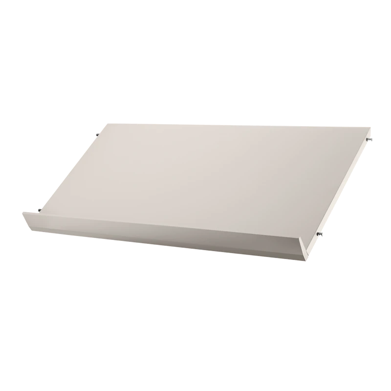 Magazine shelf solid - W78 x D30 x H15, Beige
