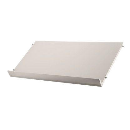 Magazine shelf solid - W78 x D30 x H15, Beige - image 3