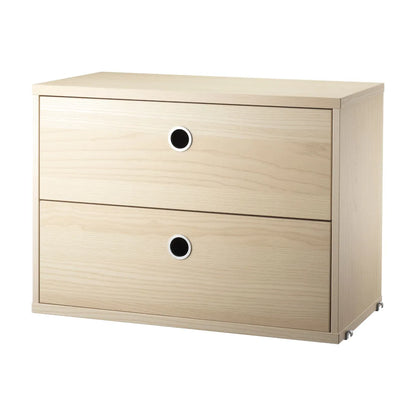 Chest of drawers - W58 x D30 x H42, Ash - image 4