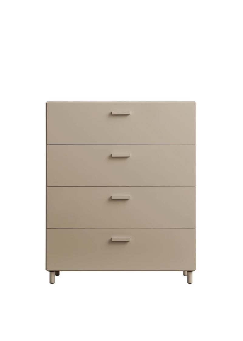 Relief Chest of drawers, wide Beige