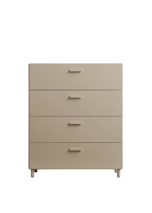 Relief Chest of drawers, wide Beige