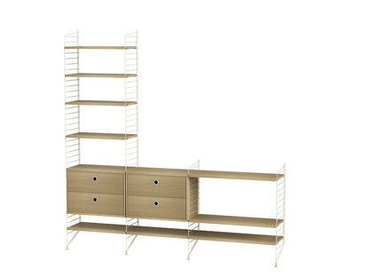 Living room J Beige/Oak