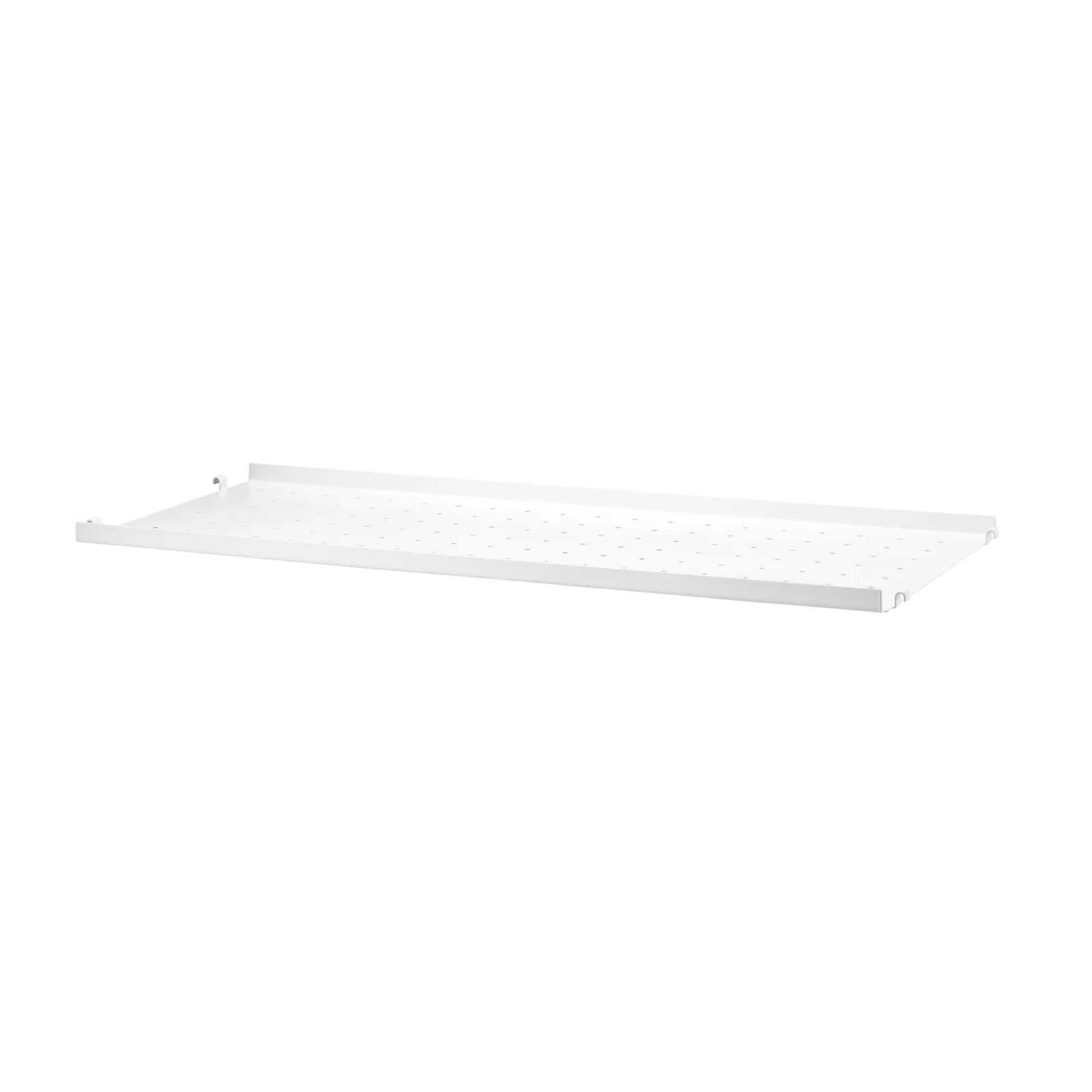 Metal shelf low edge - W78 x D30, White - image 3