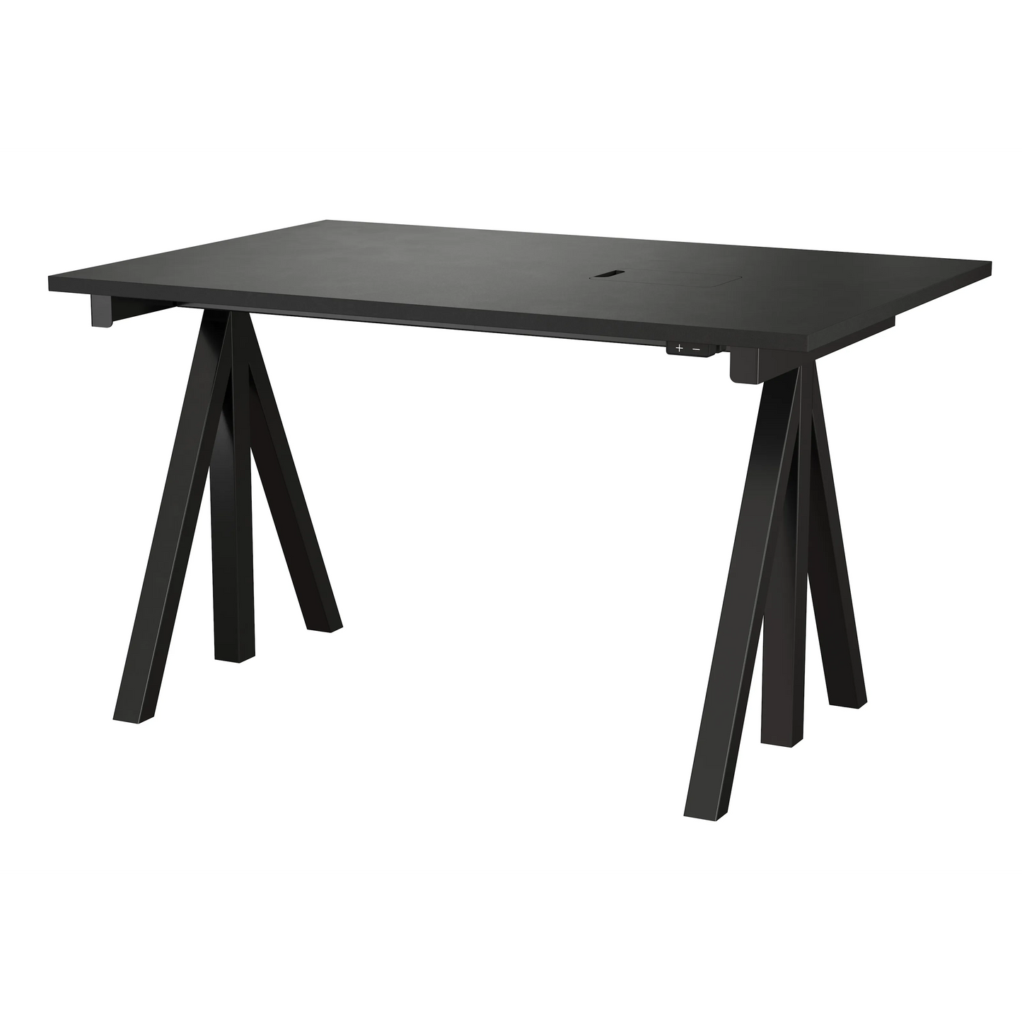 Height-adjustable work desk 120x78 Black - image 3