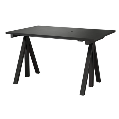Height-adjustable work desk 120x78 Black - image 3