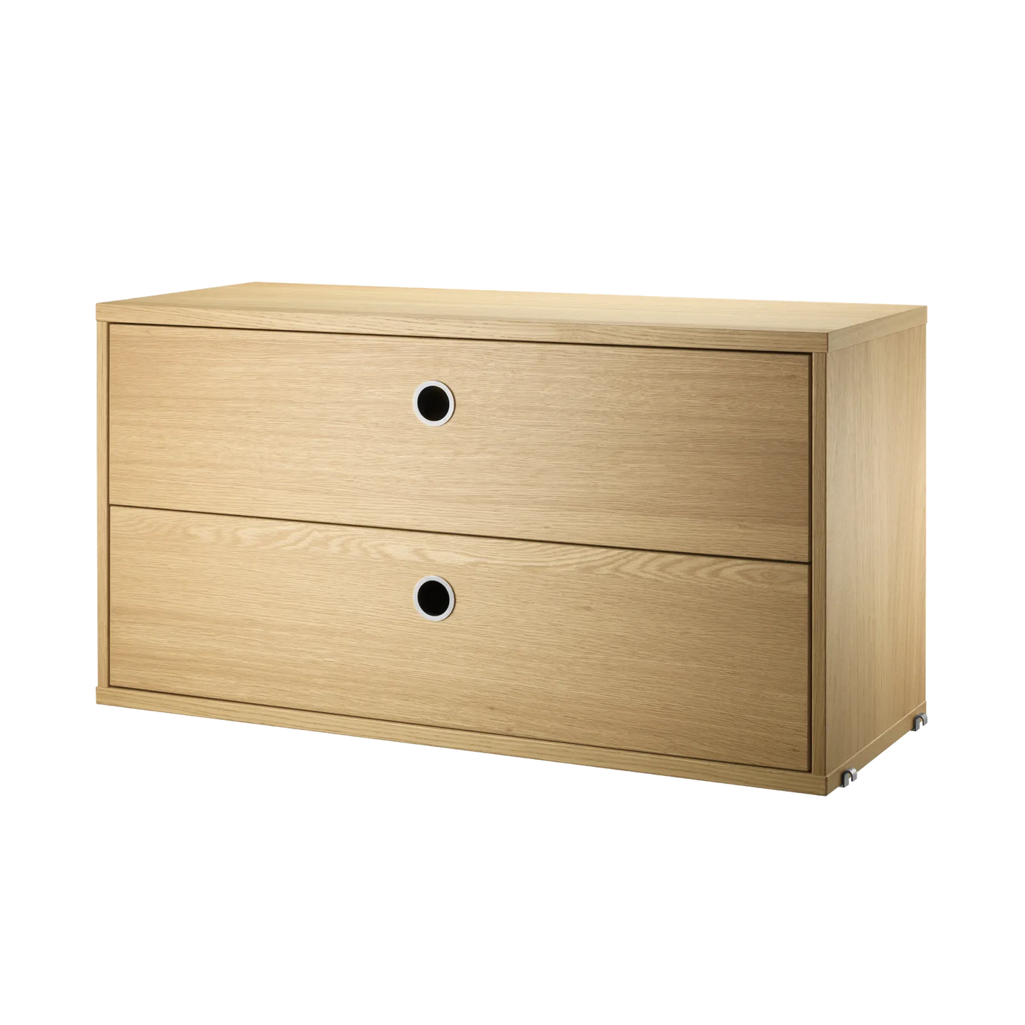 Chest of drawers - W78 x D30 x H42, Oak - image 3