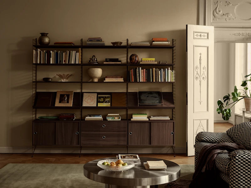 Chest of drawers - W58 x D30 x H42, Dark oak