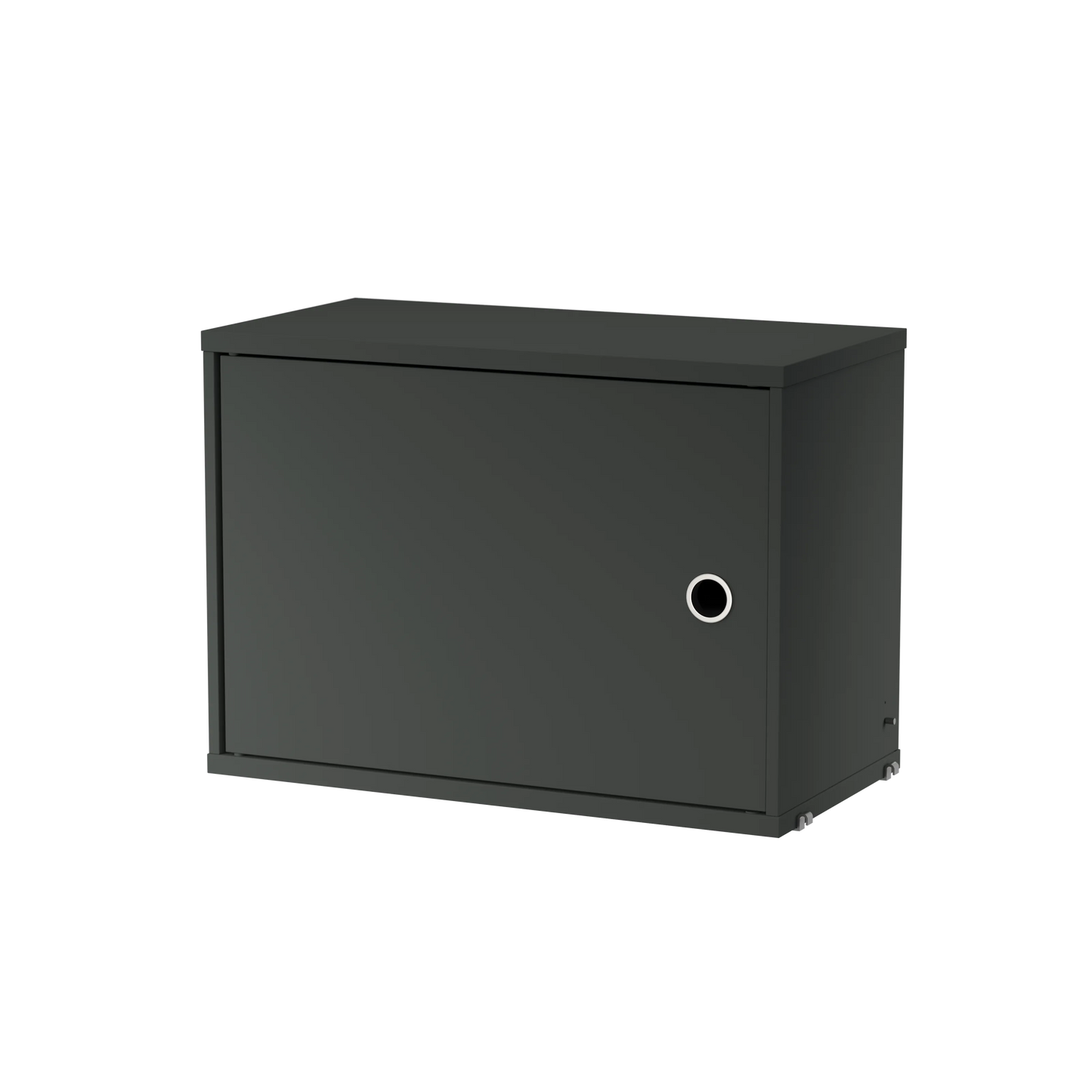 Cabinet with swing door - W58 x D30 x H42, Dark grey - image 3