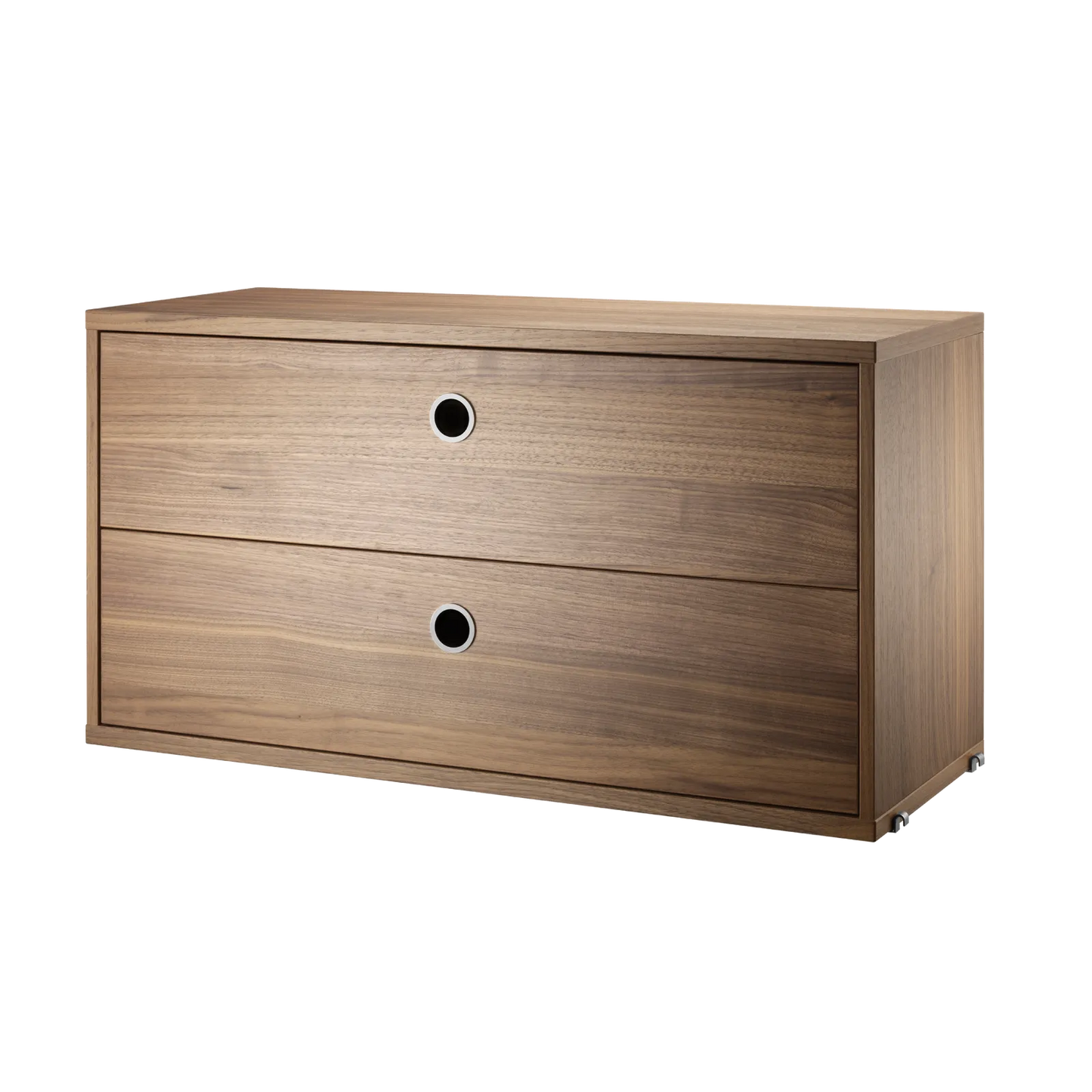 Chest of drawers - W78 x D30 x H42, Walnut - image 3