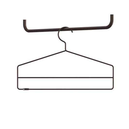Coat-hanger - W41 x H26, Dark brown, 4-pack