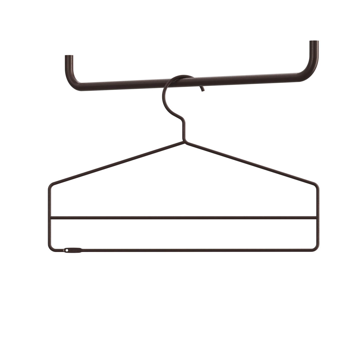 Coat-hanger - W41 x H26, Dark brown, 4-pack - image 2