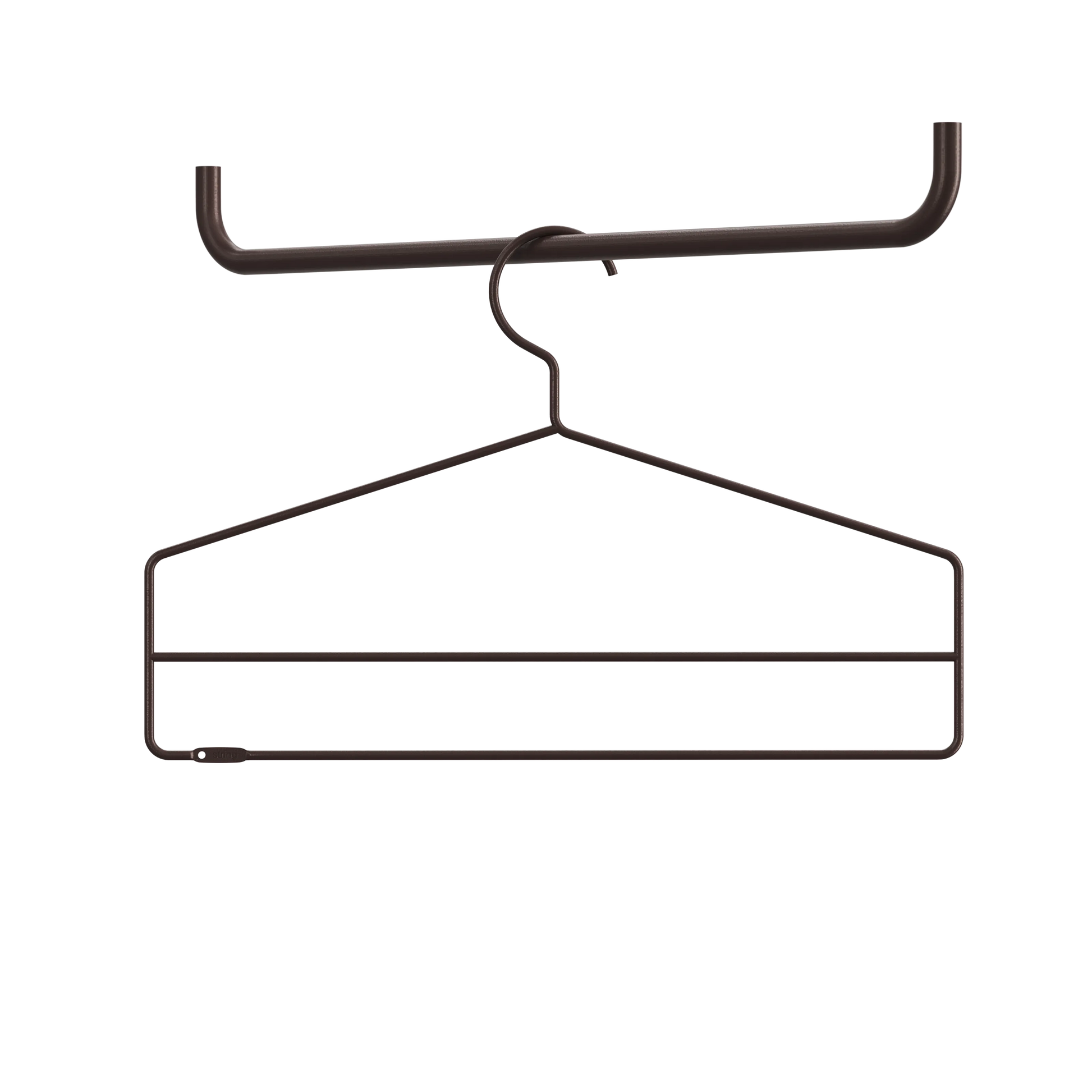 Coat-hanger - W41 x H26, Dark brown, 4-pack - image 2