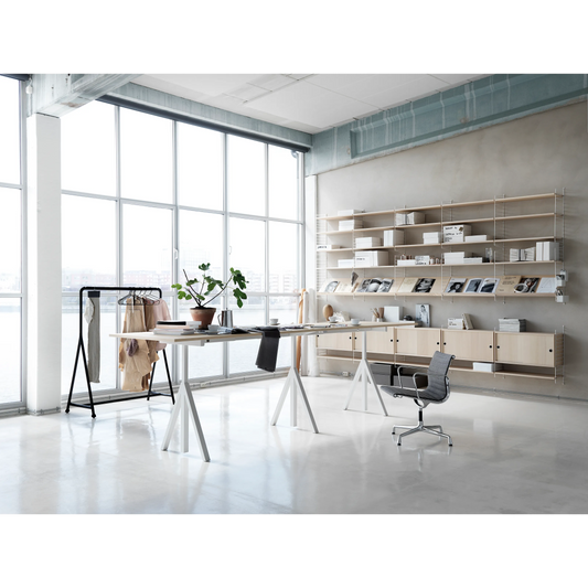 Height-adjustable conference tables 360x90 White - image 2