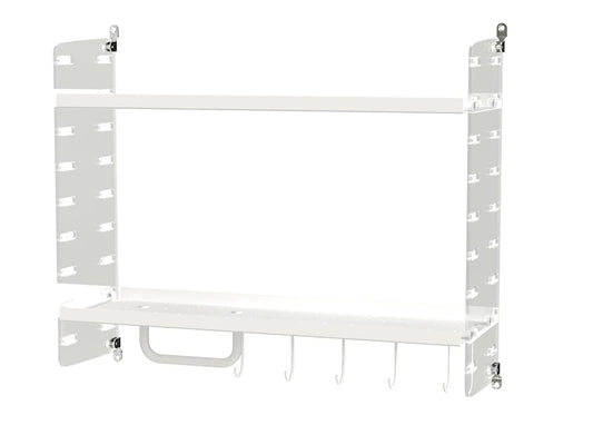 Bathroom F Clear perspex/White