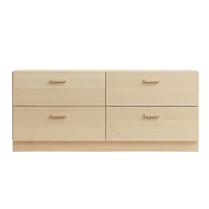 Relief Chest of drawers, low Ash/Ash - image 7