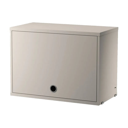 Cabinet with flip door - W58 x D30 x H42, Beige - image 4