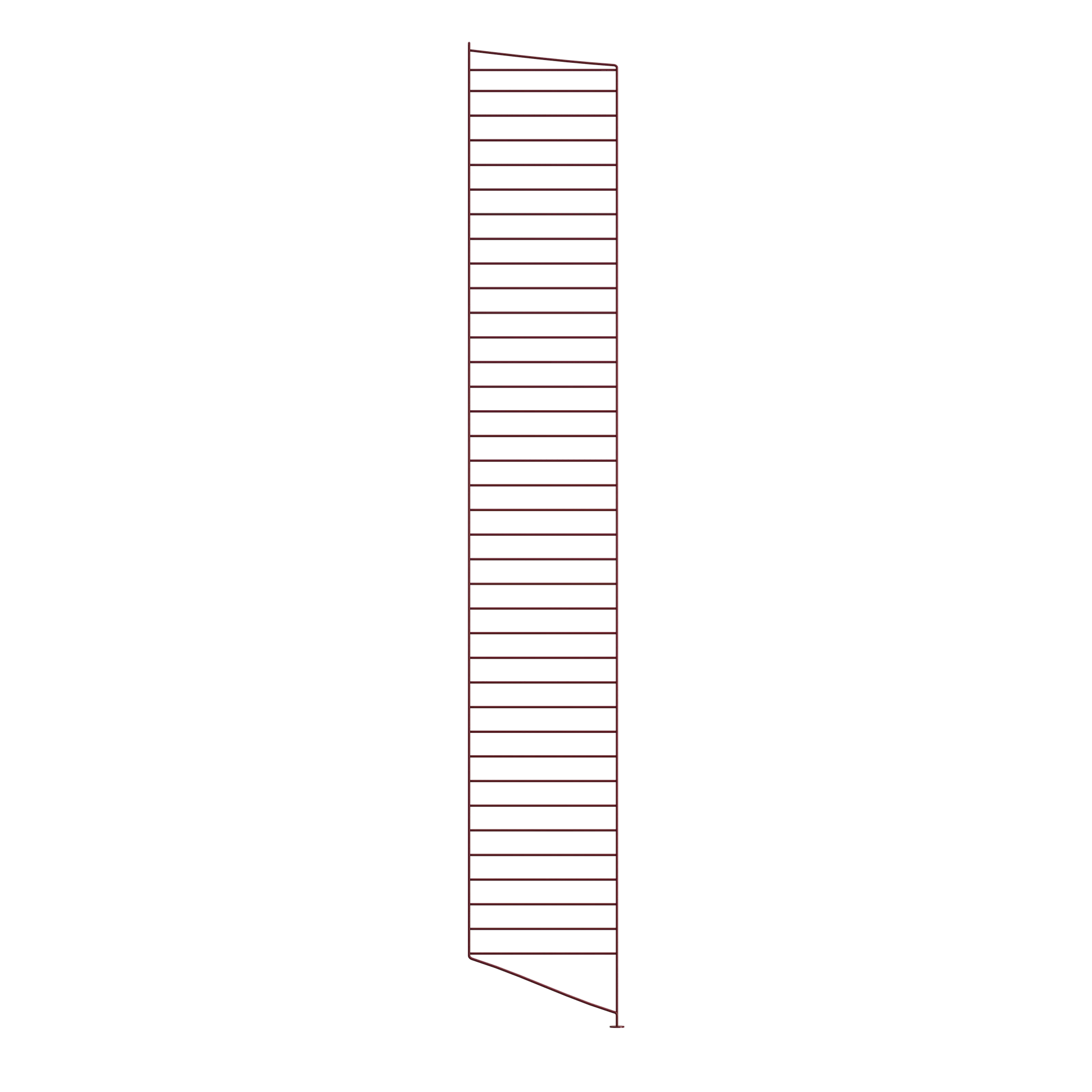 Floor panel - D30 x H200, Dark red, 2-pack - image 4