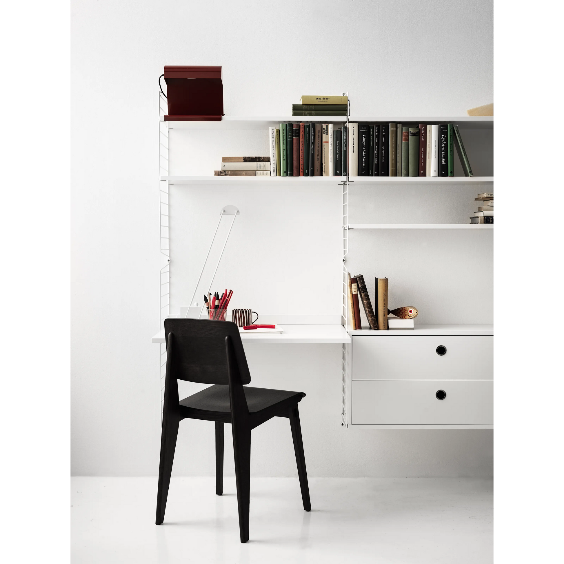Chest of drawers - W58 x D30 x H42, White - image 2