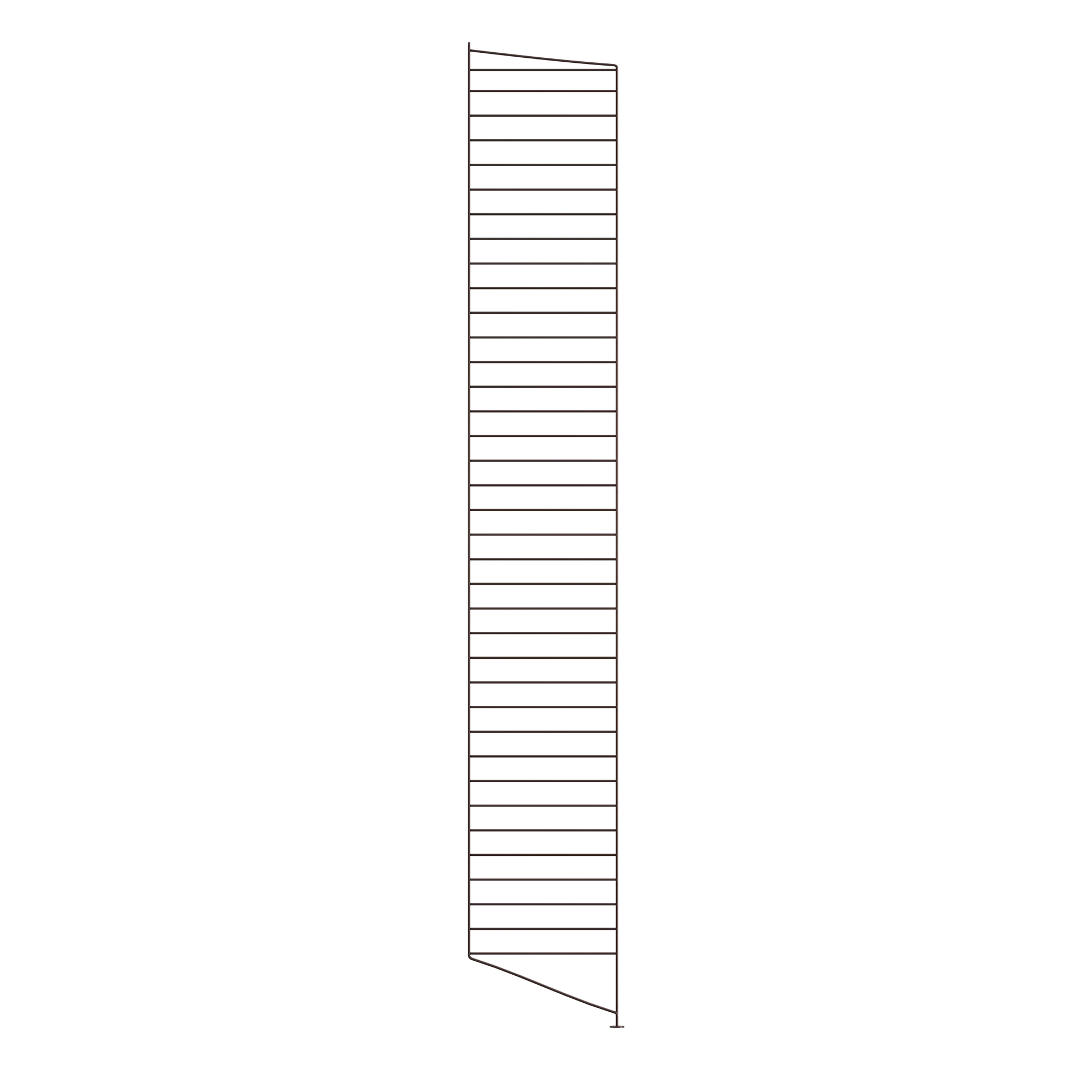 Floor panel - D30 x H200, Dark brown, 2-pack - image 4