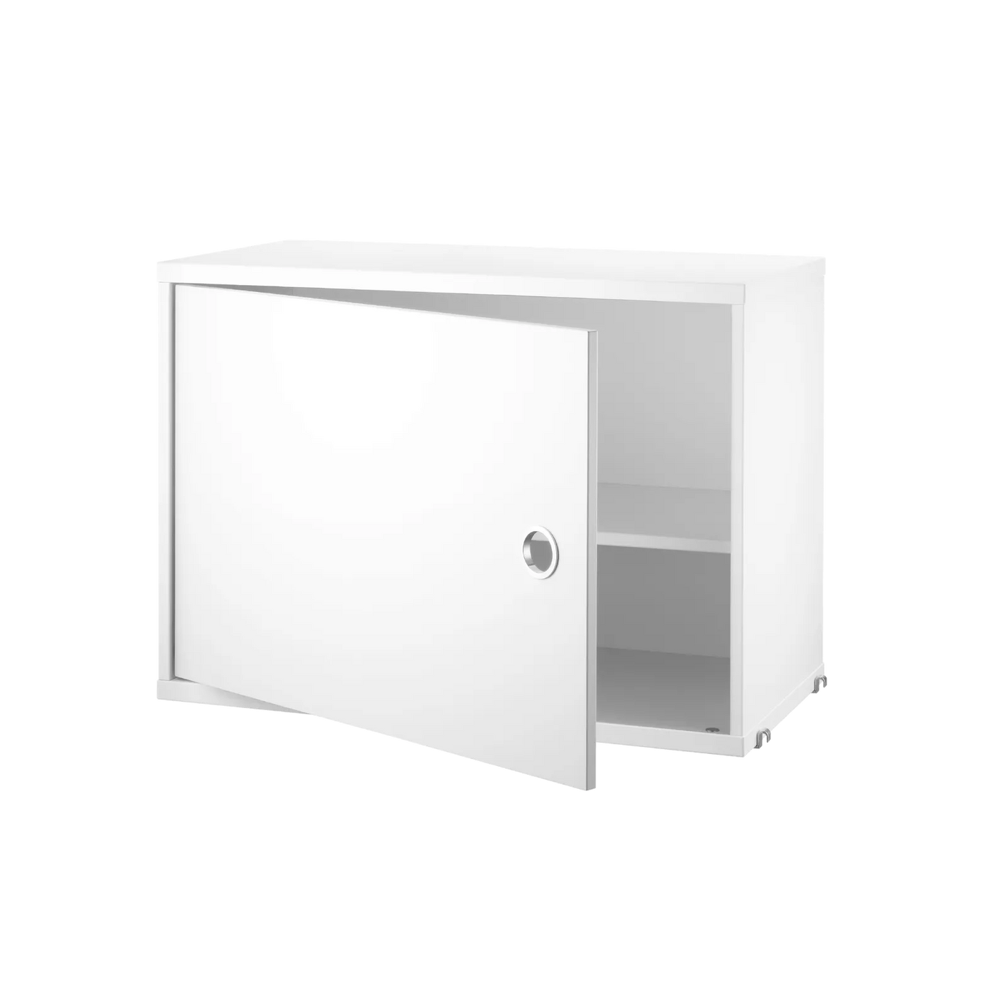 Cabinet with swing door - W58 x D30 x H42, White - image 3