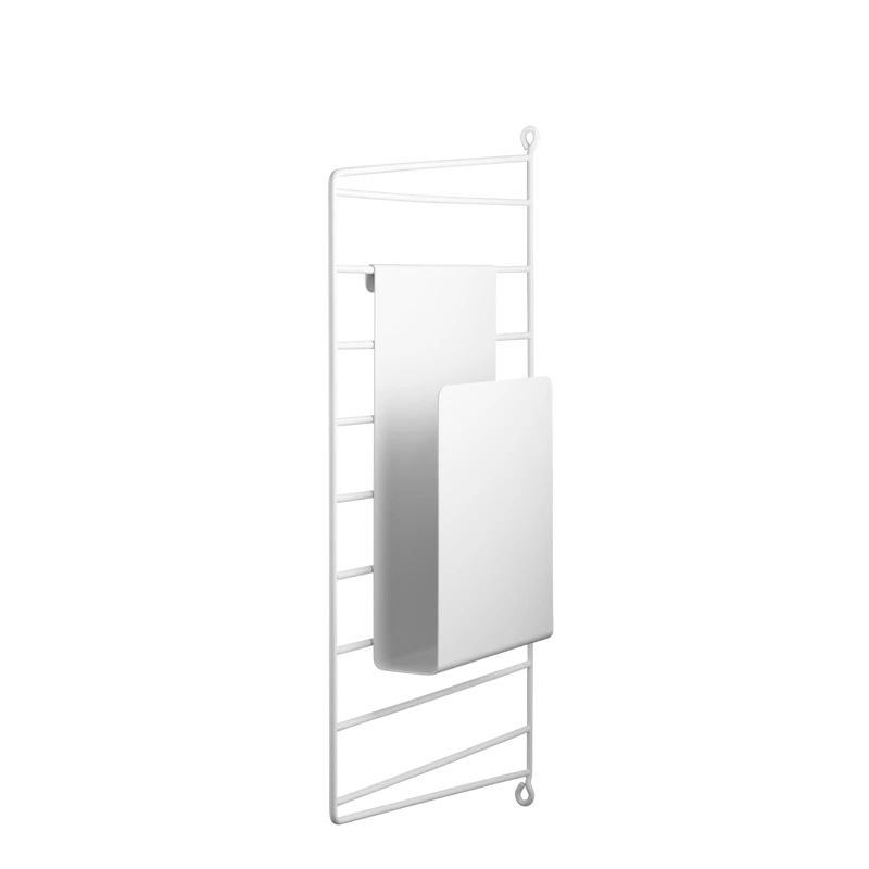 Magazine holder - D17 x H27, White