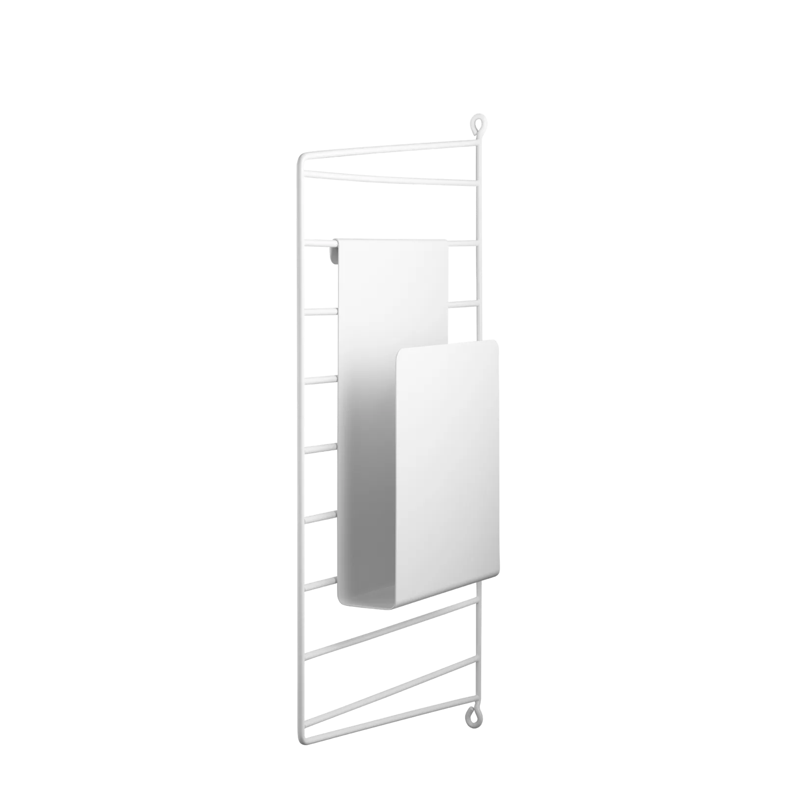 Magazine holder - D17 x H27, White - image 3