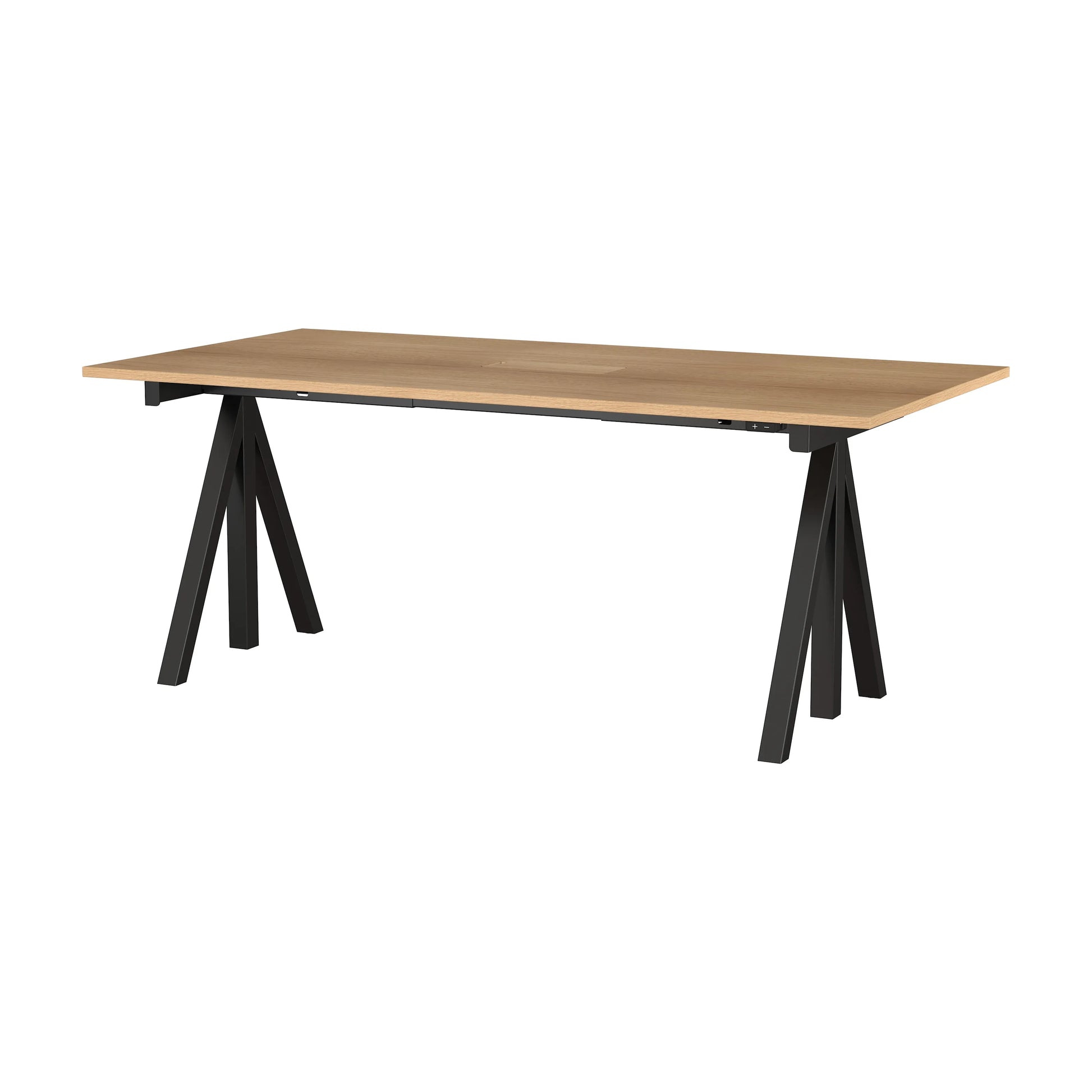 Work desks 180x90 Oak/Black - image 4