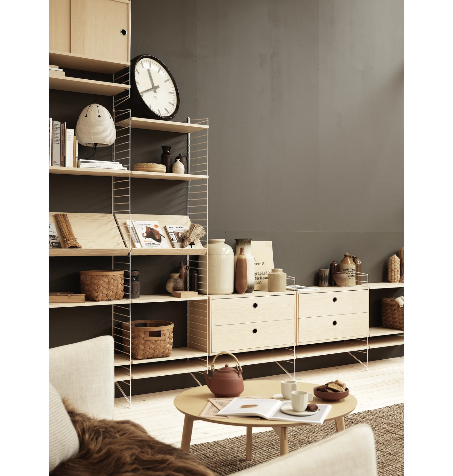Chest of drawers - W58 x D30 x H42, Ash - image 2