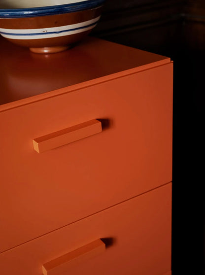 Relief Chest of drawers, tall Orange - image 2
