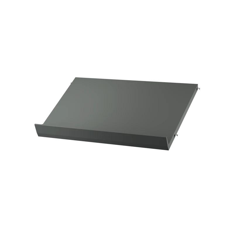 Magazine shelf solid - W58 x D30 x H15, Dark grey