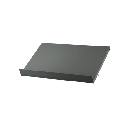 Magazine shelf solid - W58 x D30 x H15, Dark grey