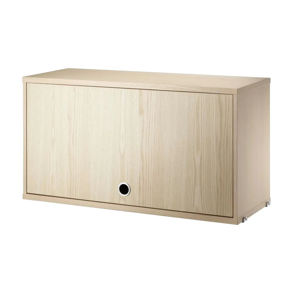 Cabinet with flip door - W78 x D30 x H42, Ash - image 4