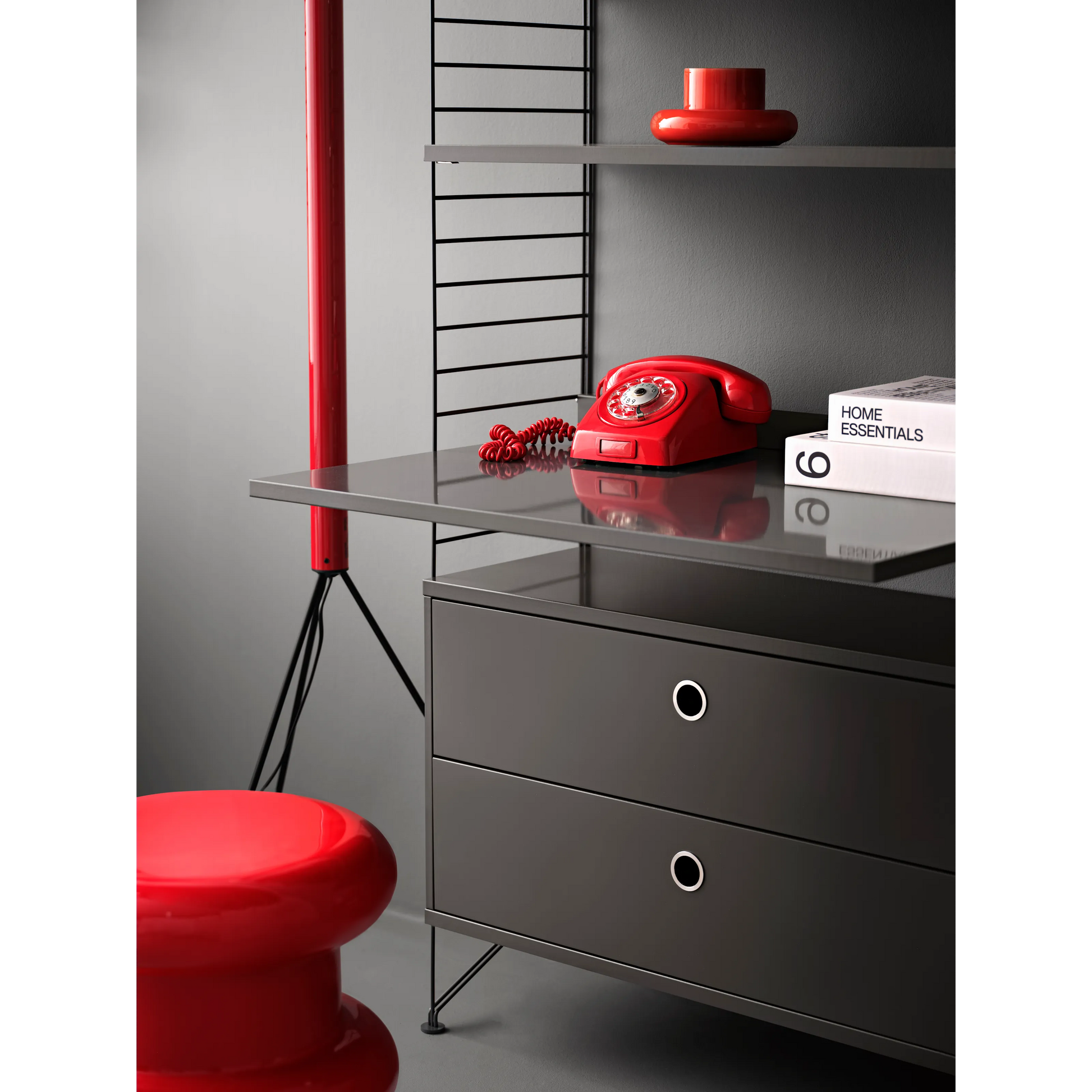 Work desk - W78 x D58, Dark grey - image 2