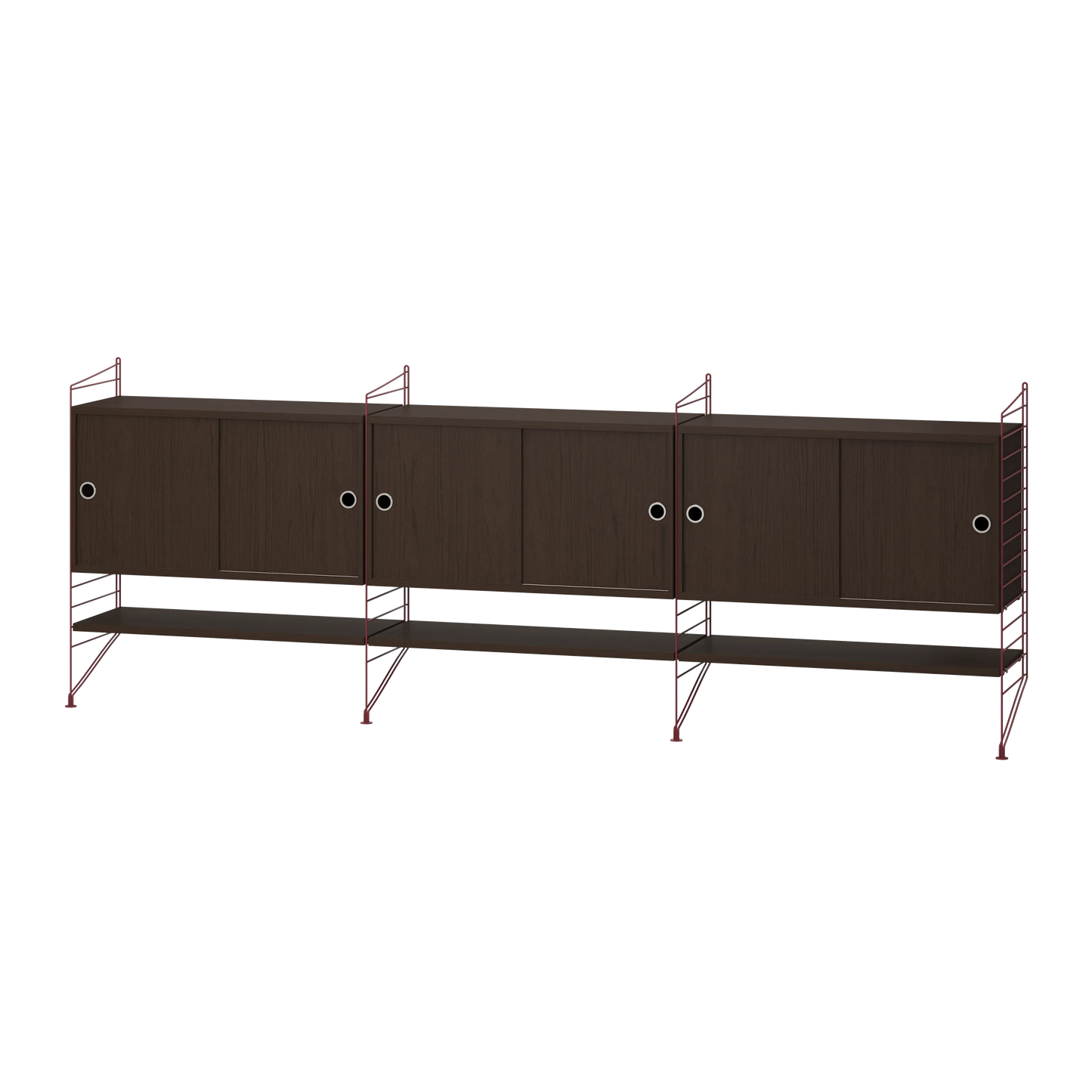Living room F Dark red/Dark oak - image 2